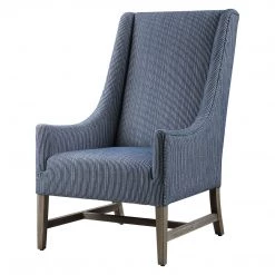 Chairs Uttermost Galiot Wingback Accent Chair