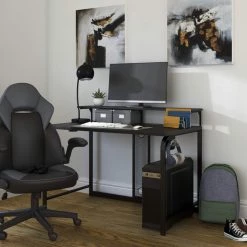 Signature Design By Ashley® Lynxtyn - Home Office Desk - Led Lighting Desks