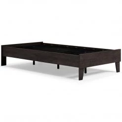 Ashley Furniture Piperton - Brown / Black - Twin Platform Bed Beds