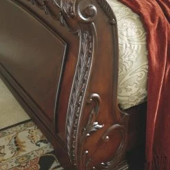 Millennium® By Ashley North Shore - Dark Ultimate Best In Class California Sleigh Bed Beds