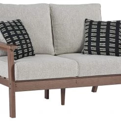 Signature Design By Ashley® Loveseats Emmeline - Brown/beige - Loveseat W/cushion