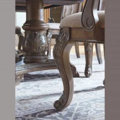 Ashley Furniture Charmond - Brown - Dining Uph Arm Chair (2/cn)