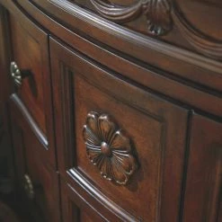 Ashley Furniture North - Dark Brown - Three Drawer Night Stand Nightstands