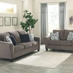 Ashley Furniture Nemoli - Slate - Queen Sofa Sleeper Sofas