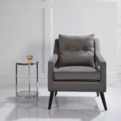 Uttermost O'Brien Gray Armchair Chairs