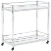 Signature Design By Ashley® Chaseton - Clear/silver Finish - Bar Cart Bars & Bar Carts 2 Signature Design By Ashley® Chaseton - Clear/silver Finish - Bar Cart Bars & Bar Carts