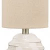 Ashley Furniture Accessories Glennwick - White - Ceramic Table Lamp (1/cn)