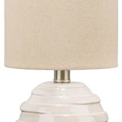 Ashley Furniture Accessories Glennwick - White - Ceramic Table Lamp (1/cn)