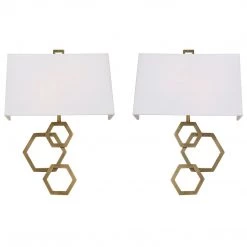 Uttermost Deseret Brass 2 Light Sconce S/2 Accessories