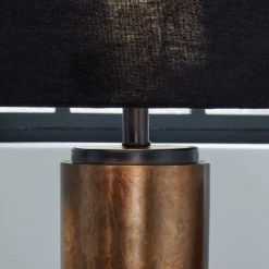 Ashley Furniture Hildry - Antique Brass Finish - Metal Table Lamp (1/cn) Accessories