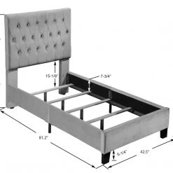 Emerald Home Beds Amelia Upholstered Bed Kit