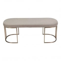 Moe's Home Collection Kazu Bench Light Grey