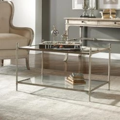 Uttermost Gannon Mirrored Glass Coffee Table 11 Uttermost Gannon Mirrored Glass Coffee Table