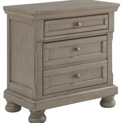 Ashley Furniture Lettner - Light Gray - One Drawer Night Stand Nightstands