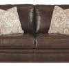 Ashley Furniture Roleson - Dark Brown - Loveseat Loveseats