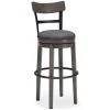 Ashley Furniture Caitbrook - Dark Gray - Tall Uph Swivel Barstool(1/cn)