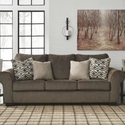 Benchcraft® Living Room Sets Nesso - Walnut - 4 Pc. - Sofa, Loveseat, Chair And A Half, Ottoman 10 Benchcraft® Living Room Sets Nesso - Walnut - 4 Pc. - Sofa, Loveseat, Chair And A Half, Ottoman