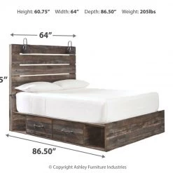 Signature Design By Ashley® Drystan - Multi - Dresser, Mirror, Panel Bed Bedroom Sets 16 Signature Design By Ashley® Drystan - Multi - Dresser, Mirror, Panel Bed Bedroom Sets