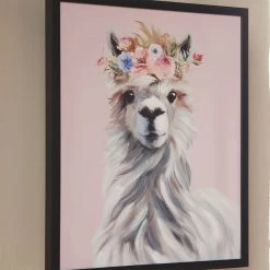 Ashley Furniture Josie - Pink/white/gray - Wall Art Accessories