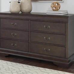 Ashley Furniture Leewarden - Dark Brown - Dresser Dressers 12 Ashley Furniture Leewarden - Dark Brown - Dresser Dressers