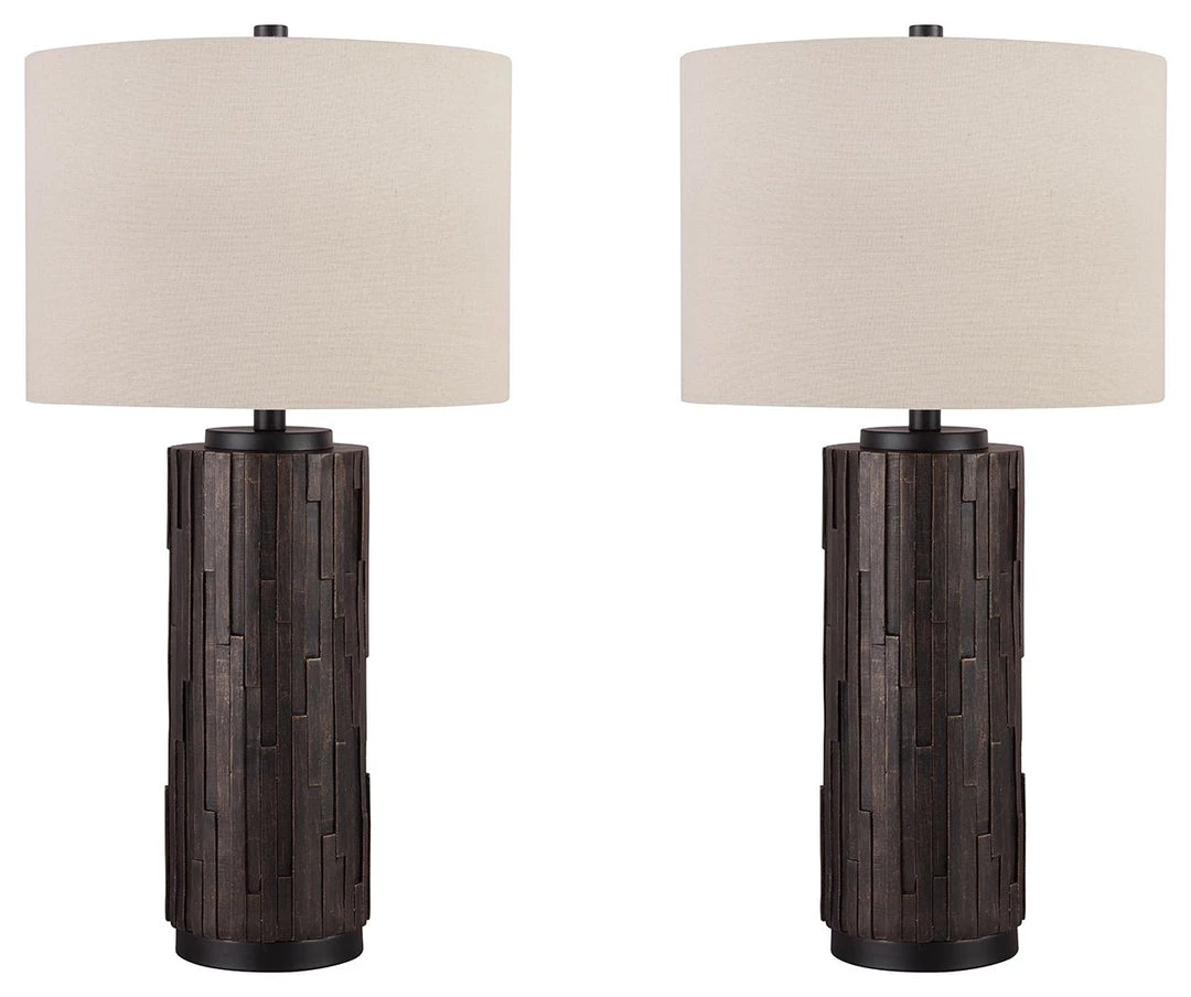 Ashley Furniture Makya - Patterned - Poly Table Lamp (2/CN) 3 Ashley Furniture Makya - Patterned - Poly Table Lamp (2/CN)