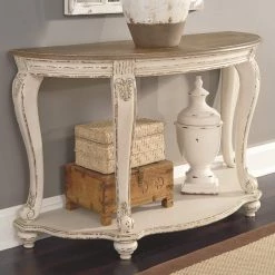 Ashley Furniture Realyn - White/brown - Sofa Table 14 Ashley Furniture Realyn - White/brown - Sofa Table