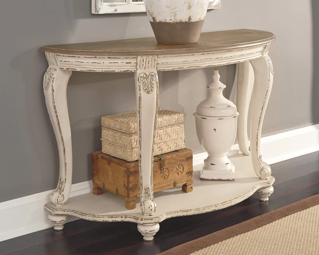 Ashley Furniture Realyn - White/brown - Sofa Table 6 Ashley Furniture Realyn - White/brown - Sofa Table