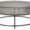 Ashley Furniture Rastella - Gray/black - Round Cocktail Table 2 Ashley Furniture Rastella - Gray/black - Round Cocktail Table