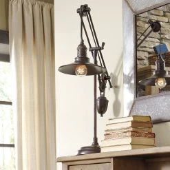 Ashley Furniture Kylen - Bronze Finish - Metal Desk Lamp (1/cn) Accessories