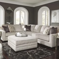 Ashley Furniture Tessani - Silver - Rectangular End Table Tables