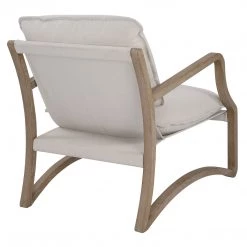 Uttermost Melora Solid Oak Accent Chair Chairs