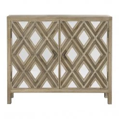 Uttermost Tahira Mirrored Accent Cabinet Cabinets