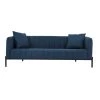 Moe's Home Collection Sofas Jaxon Dark Blue Sofa 1 Moe's Home Collection Sofas Jaxon Dark Blue Sofa