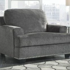 Ashley Furniture Locklin - Carbon - Chair And A Half Chairs