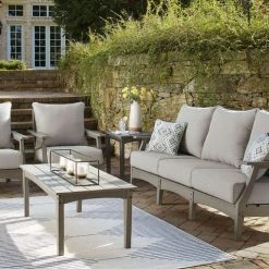 Signature Design By Ashley® Outdoor Sets Visola - Gray - 5 Pc. - Lounge Set
