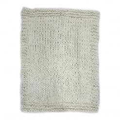 Moe's Home Collection Abuela Wool Throw Natural Accessories