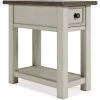 Ashley Furniture Bolanburg - White / Brown / Beige - Chair Side End Table
