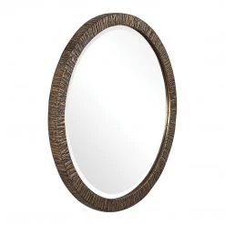 Uttermost Wayde Gold Bark Round Mirror Accessories