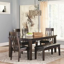 Ashley Furniture Haddigan - Dark Brown - Rect Dining Room Ext Table