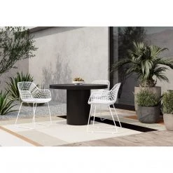 Moe's Home Collection Tables Cassius Outdoor Dining Table Black