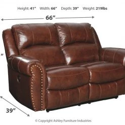 Ashley Furniture Bingen - Harness - Reclining Power Loveseat Reclining Furniture