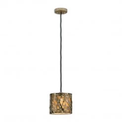 Accessories Uttermost Alita Champagne Mini Drum Pendant
