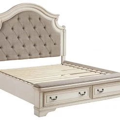 Signature Design By Ashley® Realyn - Chipped Best In Class - Upholstered Bed