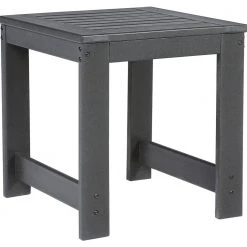 Signature Design By Ashley® Amora - Charcoal Gray - Square End Table