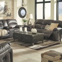Signature Design By Ashley® Dunwell - Power Reclining Sofa & Loveseat Set Reclining Furniture