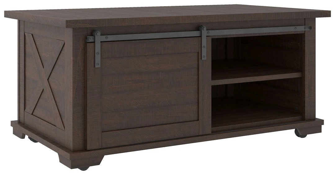 Ashley Furniture Camiburg - Warm Brown - Rectangular Cocktail Table 3 Ashley Furniture Camiburg - Warm Brown - Rectangular Cocktail Table