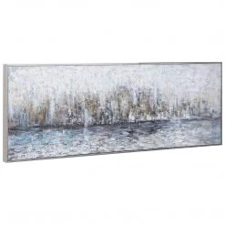 Uttermost City Reflection Hand Painted Canvas Accessories 9 Uttermost City Reflection Hand Painted Canvas Accessories