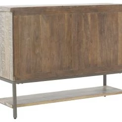 Ashley Furniture Laddford - Whitewash - Accent Cabinet - 2-shelves