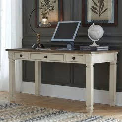 Signature Design By Ashley® Home Office Sets Bolanburg - Two-tone - 2 Pc. - Home Office Desk, Swivel Chair