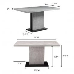Moe's Home Collection Tables Hanlon Dining Table